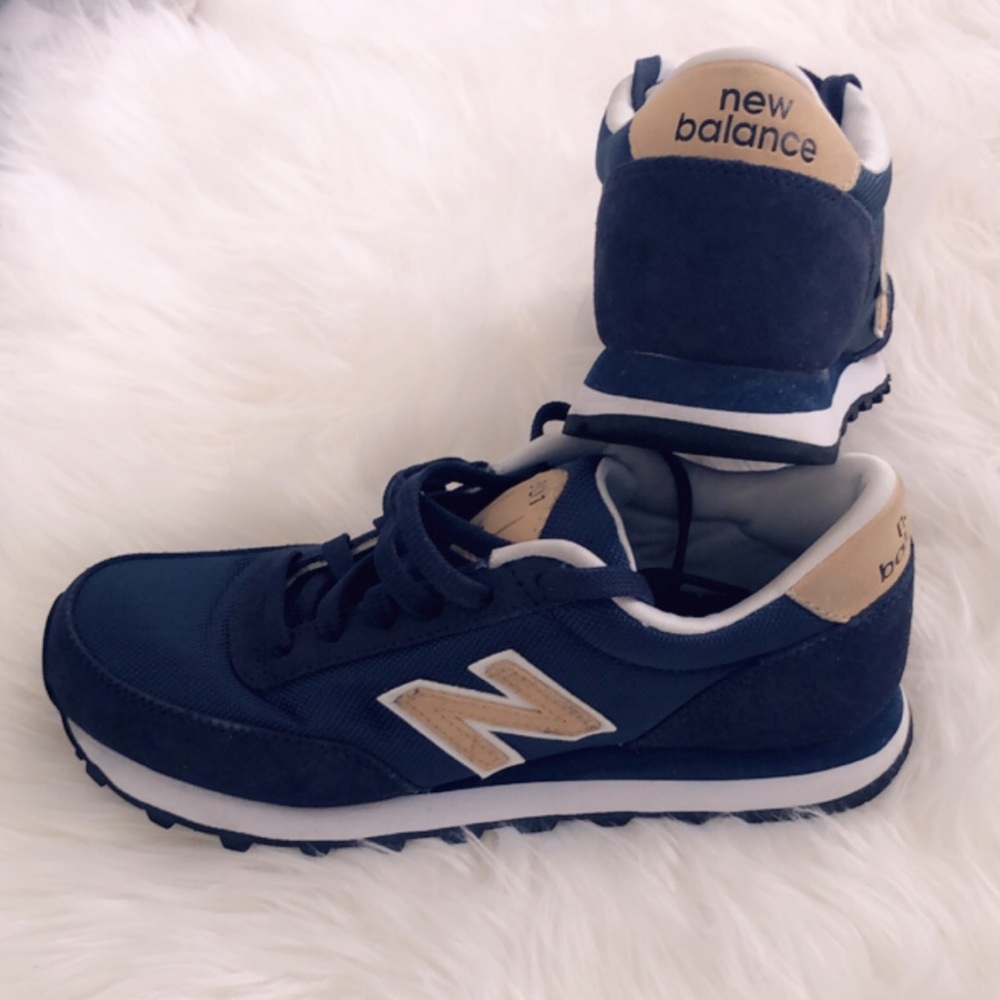 New Balance 501 Navy/Tan